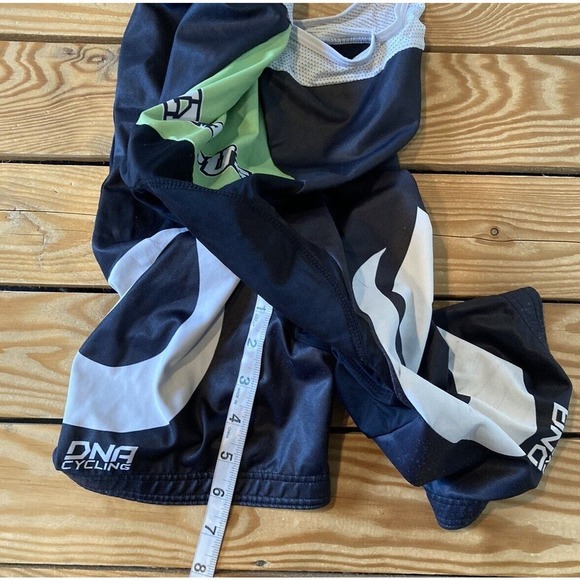 DNA Cycling Bib Cycling Shorts Size Medium Men’s Black White - Picture 7 of 9